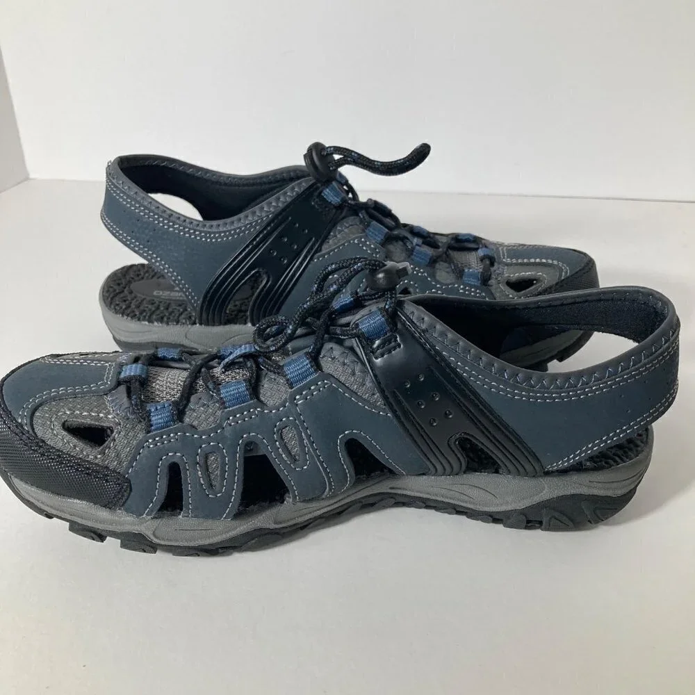 Mens Ozark‎ Trail Closed Toe Hiking Water Sandal Shoe Blue M7 W8.5